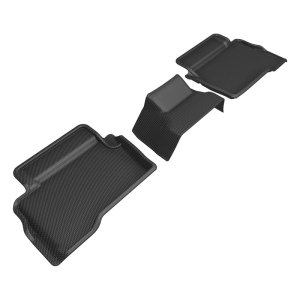 Toyota Tacoma Floor Mat - Rear - 3D MAXpider - Kagu - Black - 2024+